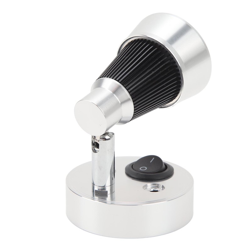 LED RV Bedside Lamp DC12 to 24V Silver 3W 3000K