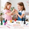 Tudaymol Pretend Play Nail Art Toy Kit,Kid-safe, Non-toxic Materials-Children Nail