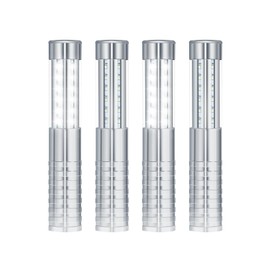 Led Strobe Baton Light,Rechargeable Bottle Service Lights,Reusable Handheld Champagne Bottle Girl Light,for Night Club Bar Wedding Concert Festival Activity Club Lights Parties（Silver）