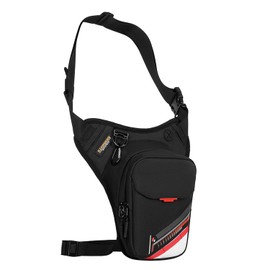 Motorcycle Leg Bag Men Motorcycle Leg Bag Motorcycle Bag Waterproof with Large Main Compartment and Reflective Strips for Motorcycle Travel and Daily Use
