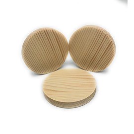 Cross Wooden Plates Diameter 70 mm Pack of 3