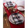 DII Holiday Decorative Table Runner Santa Belt