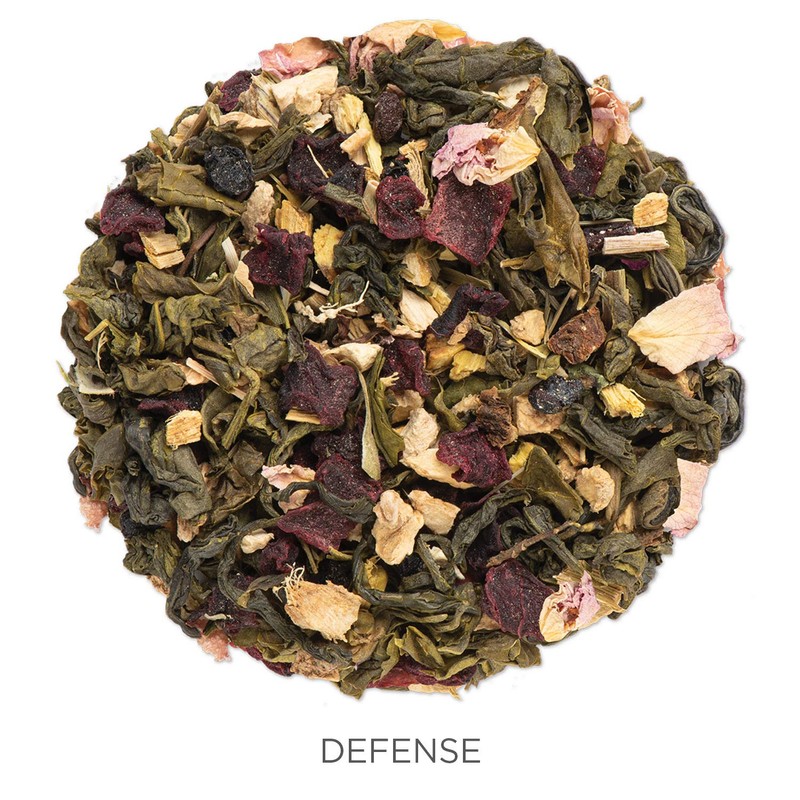 Tea Forte Defense Organic Green Tea with Echinacea, Ginger and