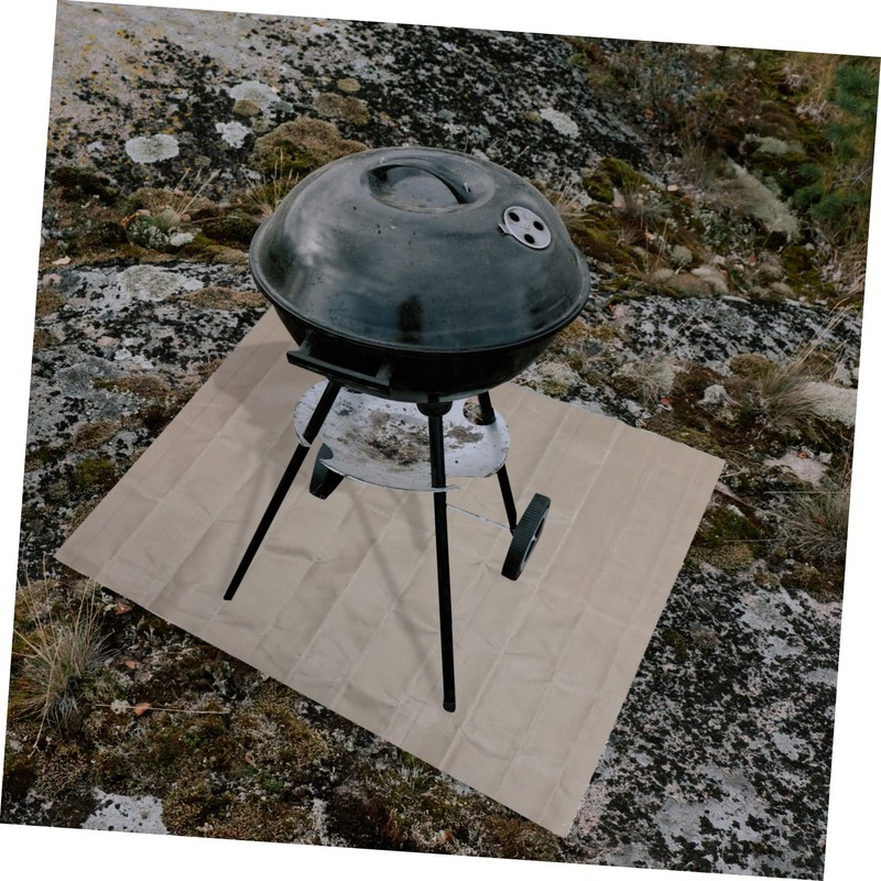 CAXUSD Fireproof Camping Fire Pit Mat Durable Outdoor Protection Pad