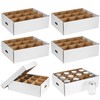 Menkxi 6 Pieces Regular or Wide Mouth Mason Jar Storage