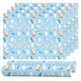 SCENTORINI Baby Powder Scented Drawer Liners, Scent Paper Liners for Wardrobe, Bedroom, Closet, Shoe Cupboard 6 Sheets