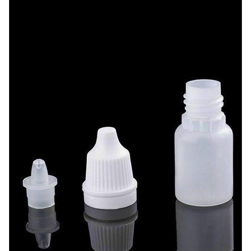 100 Pieces 5ml Squeezable Dropper Bottles, Empty Clear Plastic Dropper