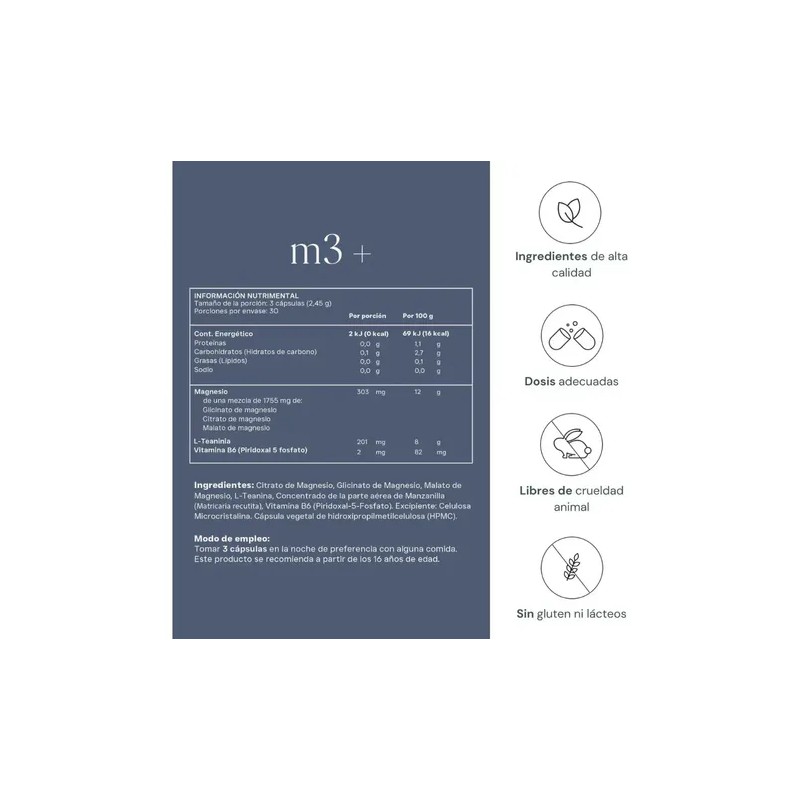 Reset Wellness Magnesio Glicinato Citrato Malato Lteanina Frasco Caps