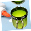 Mikinona Lash Glue Storage Jars 2pcs Eyelash Extension Glue Containers