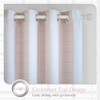 Pink Plaid Jacquard Blackout Curtains for Bedroom 52x72 2 Panels