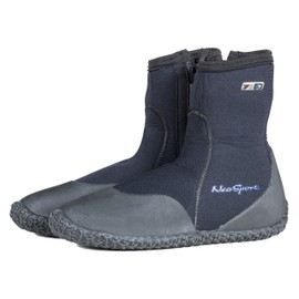 Neo Sport Premium Neoprene Men & Women Wetsuit Boots, Shoes with puncture resistant sole 3mm, 5mm & 7mm for warm, moderate or cold water for watersports: beach, boat, lake, mud, kayak and more! Sizes 4 - 16, Men's 13 / Women's 14