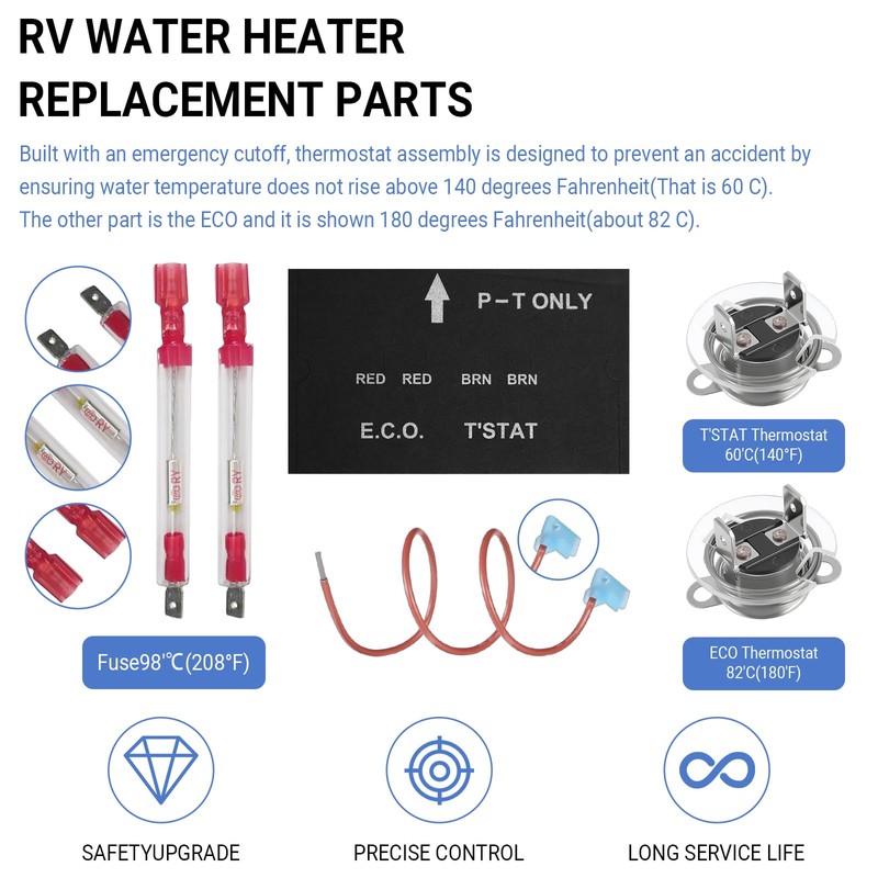 3 in 1 RV Water Heater Replacement Parts for Atwood/Dometic