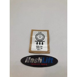 Genie 226501 Genie Decal Load Wheel S-45 Label SK62131224JE