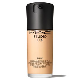 MAC Studio Fix Fluid Skin Balancing Complex Longwear Soft Matte Foundation SPF 25 PA++ 30ml, NC20, 1 pc / 맥 스튜디오 픽스 플루이드 스킨 밸런싱 콤플렉스 롱웨어 소프트 매트 파운데이션 SPF 25 PA++ 30ml, NC20, 1개