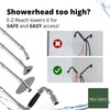 High Sierra Showerheads Bronze E-Z Reach Solid Metal Shower Arm