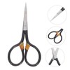 FOMIYES Eyebrow Nose Hair Scissors Mini Portable Stainless Steel Trimming