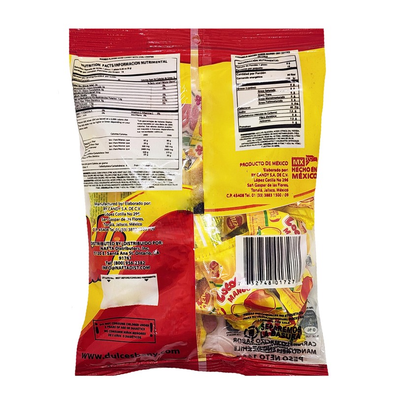 BENY LOCOCHAS PEG BAG HARD CANDY WITH CHILI POWDER CENTER