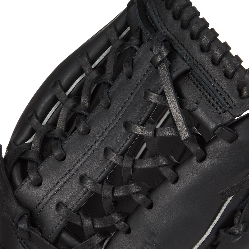 ZETT BSGB3910L Soft Baseball/Softball Grab, Writex, Right Throw, Black (1900)