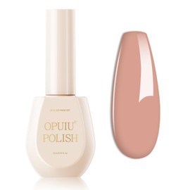 OPUIU Nude Gel Nail Polish Skin Tone Nude Gel Polish UV LED Light Needed Soak Off Salon Quality Nail Gel