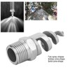 Spiral Nozzle SPJT 316L Stainless Steel Male Thread Anti‑Clogging Watering