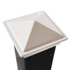 2" x 2" Aluminium Pyramid Post Cap for Metal Posts