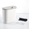 BCOM Garbage Can Hang Over Doors and Drawers, With Lid,