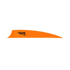 Bohning X3 Vane, 3.5", Neon Orange, 36pk