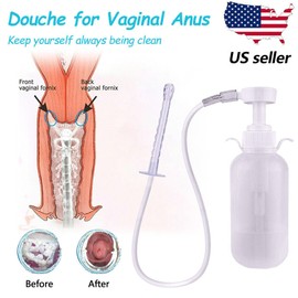 Hailicare Reusable Vaginal Douche Washing Device Irrigating Enema Anal Cleaning Bottle USA