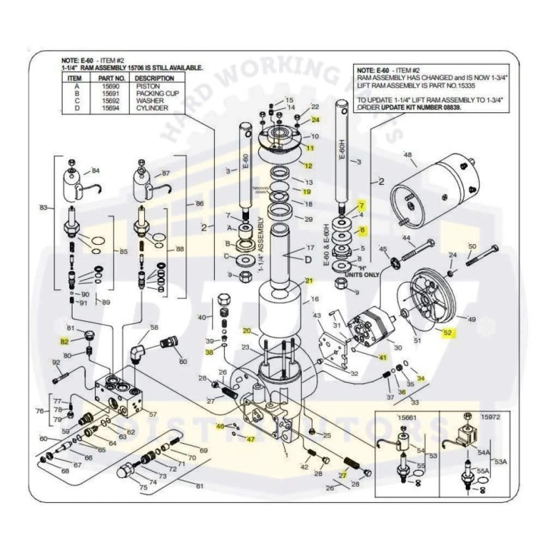 Professional Parts Warehouse Meyer 15707 Buyers 1306220 Plow Pump Basic
