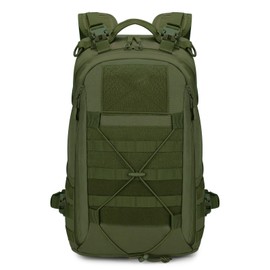 HUNTVP Military MOLLE Backpack Hunting Rucksack Gear Tactical Backpck Assault Pack Can Attach with the Vest and Belt (Army Green)