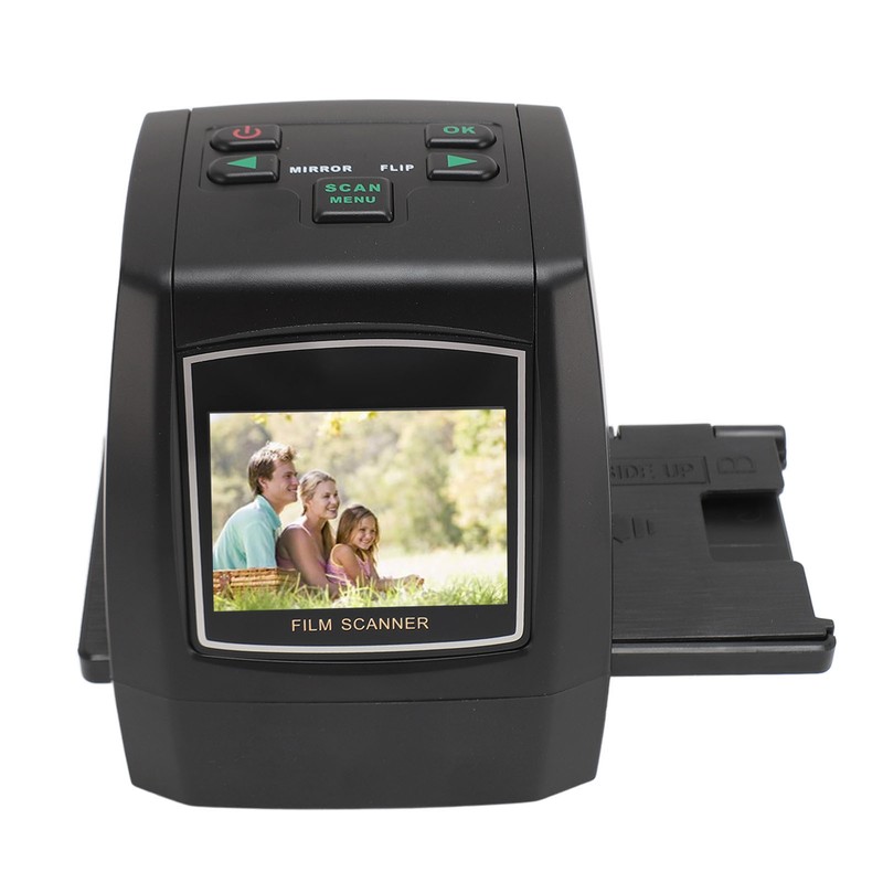 Film and Slide Scanner 22MP Interpolation 2.4 Inch LCD Screen