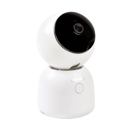 BÉABA, Additional Baby Video Camera, 360° Rotation, Mobile App, Night Vision, Multicolour Nightlight, Walkie-Talkie, Lullabies, Temperature and Humidity Control, Zen Night Light White
