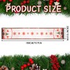 Bekecidi Christmas Table Runners, Santa Claus Reindeer Gnome Table Runner