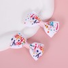 4pcs Happy Birthday Hair Bows Clips Cheer Barrettes for Little