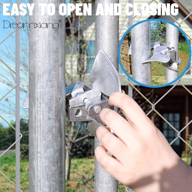 Dreamxiang Chain Link Butterfly Gate Latch, Chain Link Fence Latch