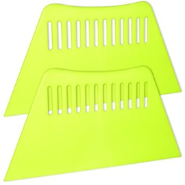 AHCHAY Wallpaper Flexible Smoothing Tool Larger Plastic Putty Scraper Pick and Peel Squeegee, 2 Pack