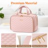 Lifewit Travel Toiletry Bag with Handle, Large Wide-Open Makeup Cosmetic