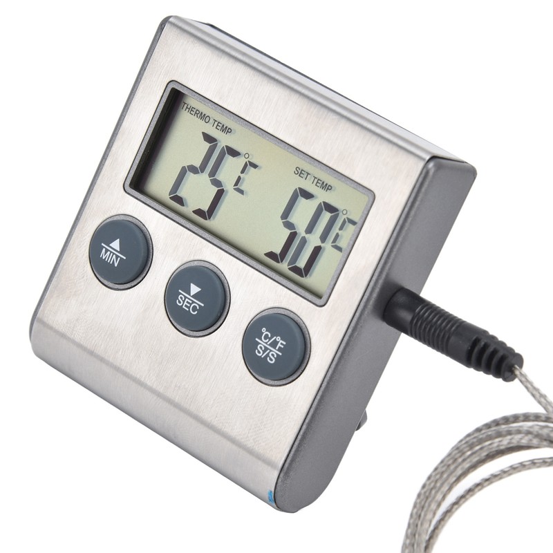Digital Touchscreen Food Thermometers High Accuracy Waterproof Portable Meat Thermometers