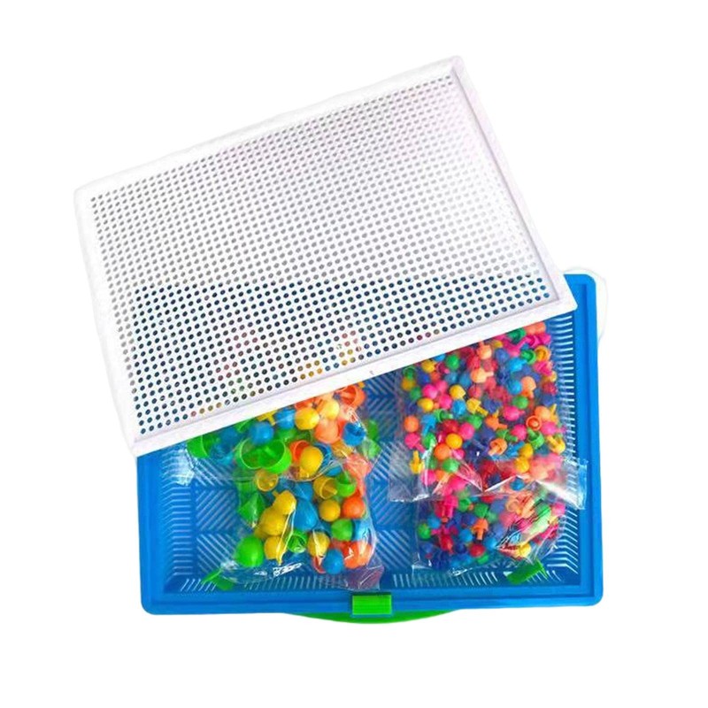 Colaxi Mushroom Nails Pegboard Fine Motor Skill Occupational Activities, 592pcs