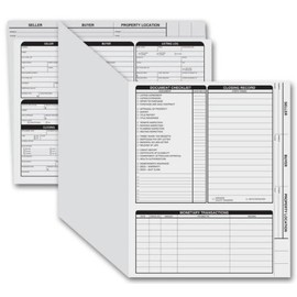 EGP Letter Size Real Estate Listing Folder Right Panel - 50 Folders, Grey