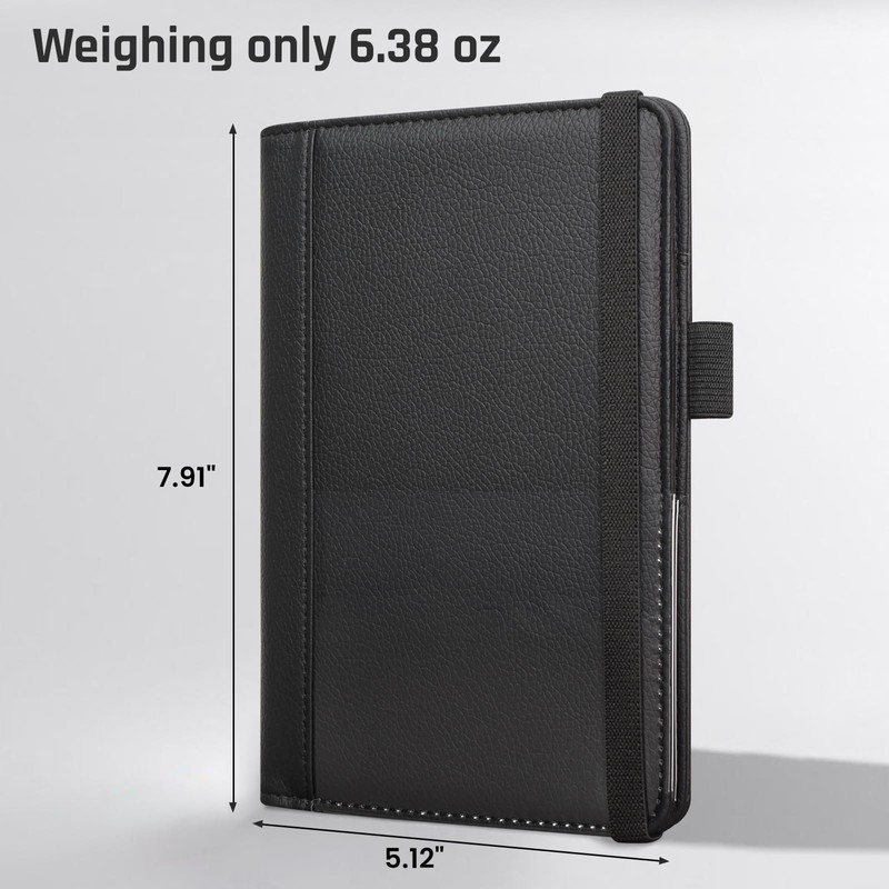 RSAquar Premium Server Book with Kickstand & Hand Strap –