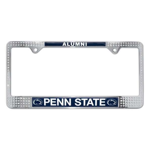 Elektroplate Penn State University Nittany Lions Alumni Crystal Metal License Plate Frame