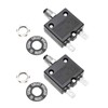 Create idea 2Pcs 15A Manual Reset Thermal Circuit Breaker Thermal