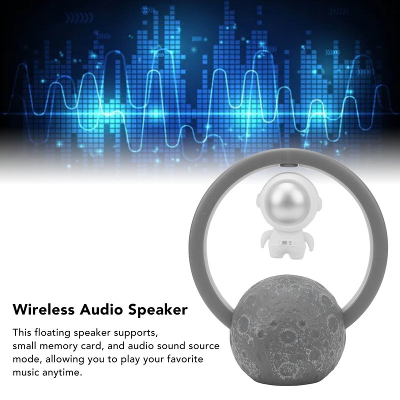 Magnetic Floating Speaker Suspended Spaceman RGB Light Speaker Bluetooth Wireless