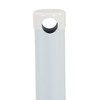 Household Essentials Mega Outdoor Clothesline Single T-Post, White