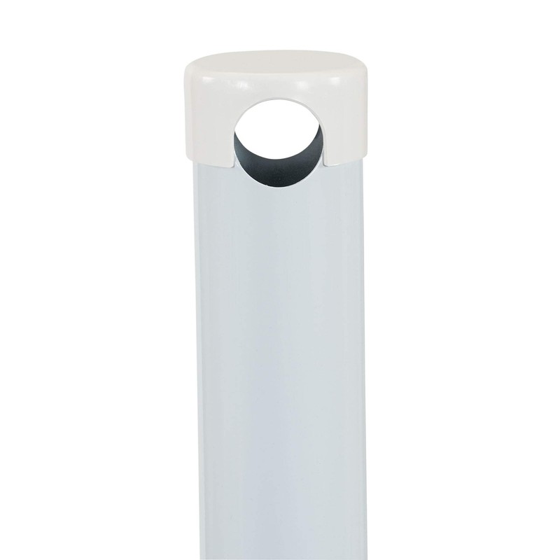 Household Essentials Mega Outdoor Clothesline Single T-Post, White