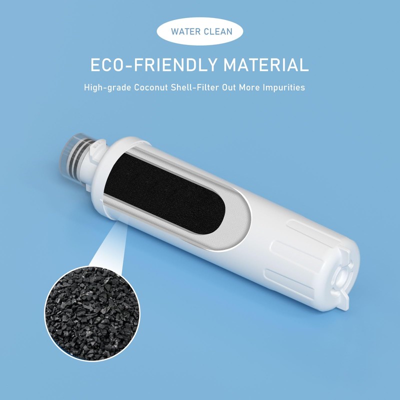 MIWF6200 Twist-in Water Filter Cartridge, Compatible with Midea MRS26D5AST, MF-2008-R2,