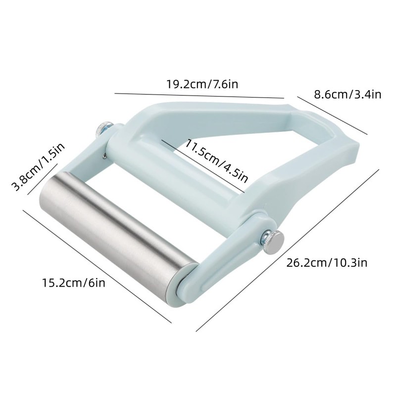 AIMALL Stainless Steel Adjustable Rolling Pin - Non-Stick Dough Roller