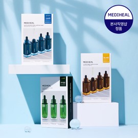 Mediheal Ampoule Mask 10 Sheets, Choose 1 of 3 (Tea Tree/Vitamin/Madecassoside) - Tea Tree 10 Sheets / 메디힐 앰플 마스크 10매 3종 택 1 (티트리/비타민/마데카소사이드) - 티트리 10매