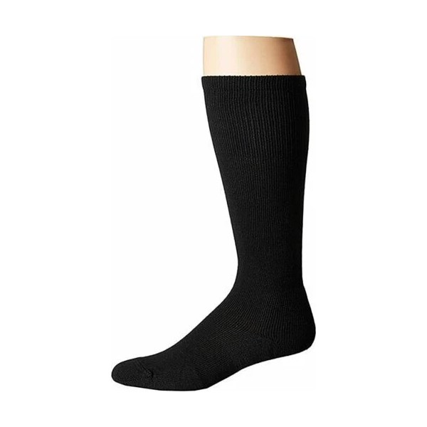 Thorlos Workboot Over Calf Black Socks Unisex L82410 Size Medium